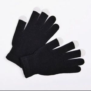 NEW Touch screen winter black gloves